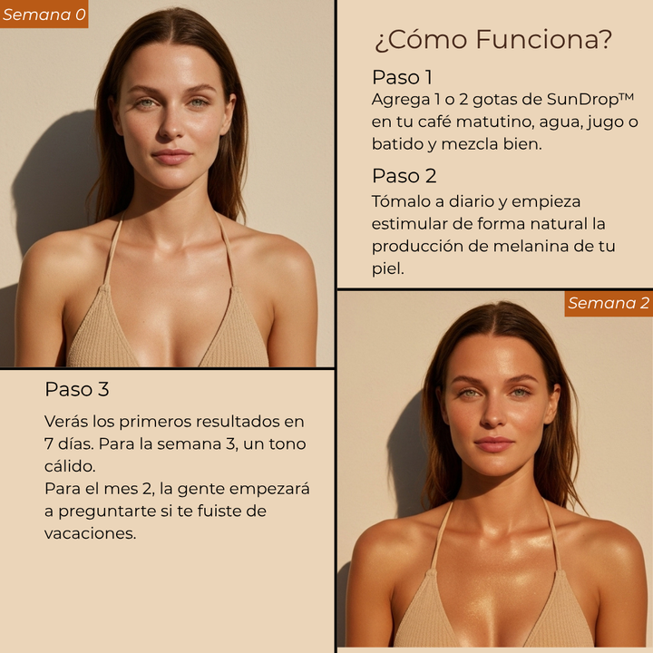 SunDrops™ - Gotas Bronceadoras Tomables
