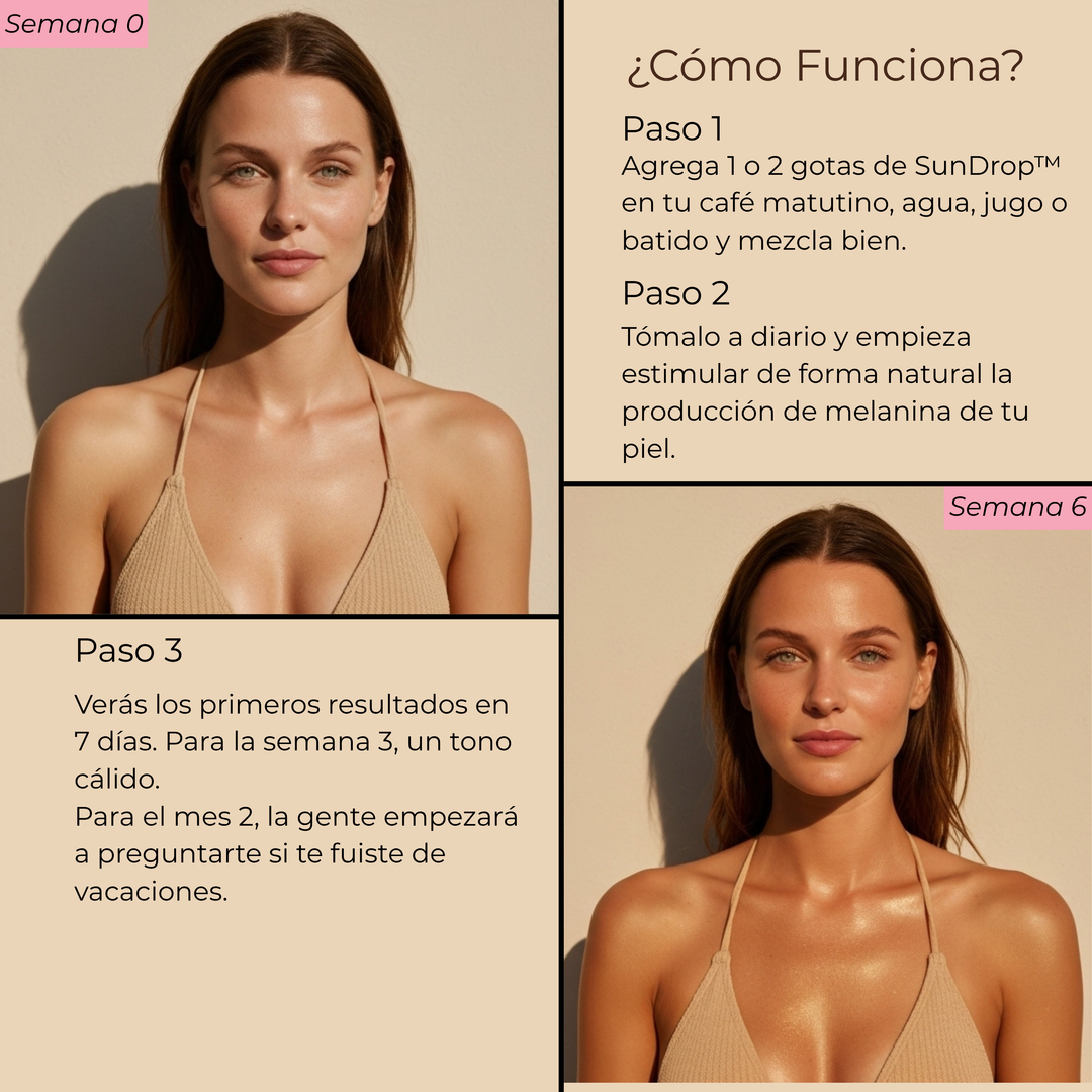 SunDrops™ - Gotas Bronceadoras Bebestibles
